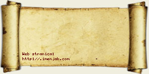 Anica Grandić vizit kartica